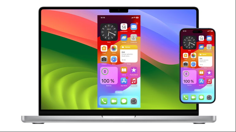 Cómo ver la pantalla del iPhone o iPad en el Mac