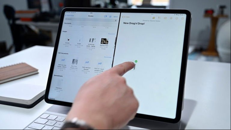 Cómo arrastrar y soltar contenido entre apps en el iPhone y el iPad