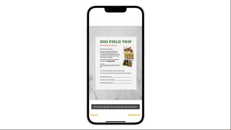 Cómo escanear documentos en el iPhone sin descargar nada desde Notas