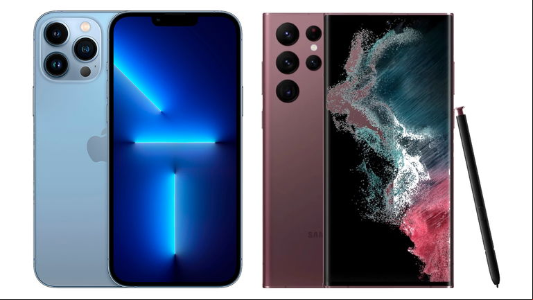 iPhone 13 Pro Max vs Samsung Galaxy S22 Ultra, ¿cuál es mejor smartphone de 2022?