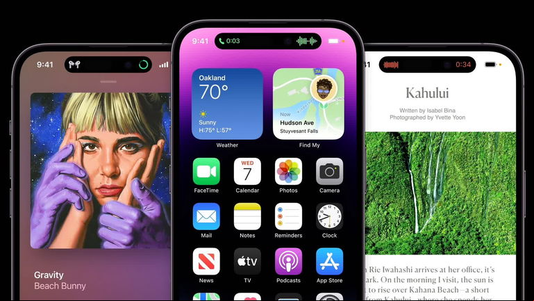Todo lo que la Dynamic Island del iPhone 14 Pro es capaz de mostrar