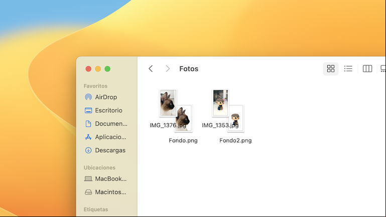 Cómo quitar el fondo de las imágenes en macOS Ventura