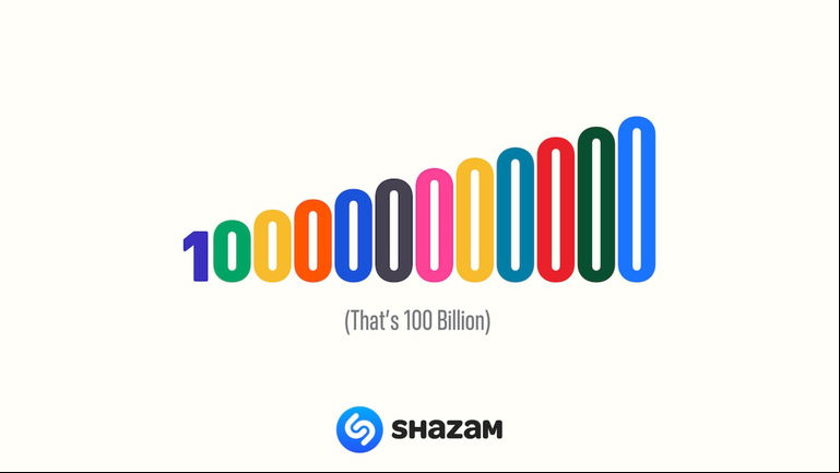 Apple anuncia que Shazam ya ha reconocido 100 mil millones de canciones